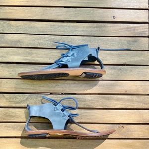 Sorel Leather  Lace-up Sandals